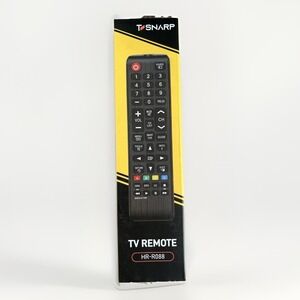 TVSNARP Universal TV Remote Control For Samsung Smart TV's HR-R088 Battery Black